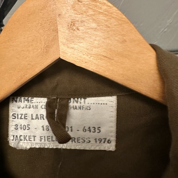 Vintage army light field jacket warm - Picture 4 of 8